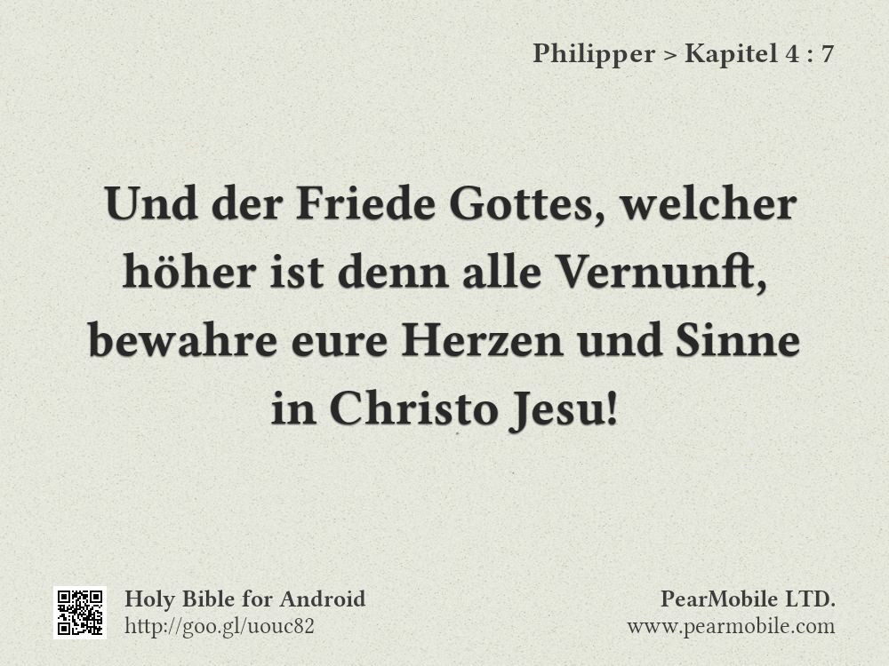 Philipper, Kapitel 4:7